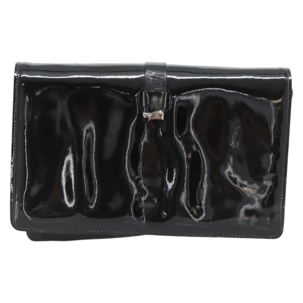 Celine Triomphe Shoulder Bag Black